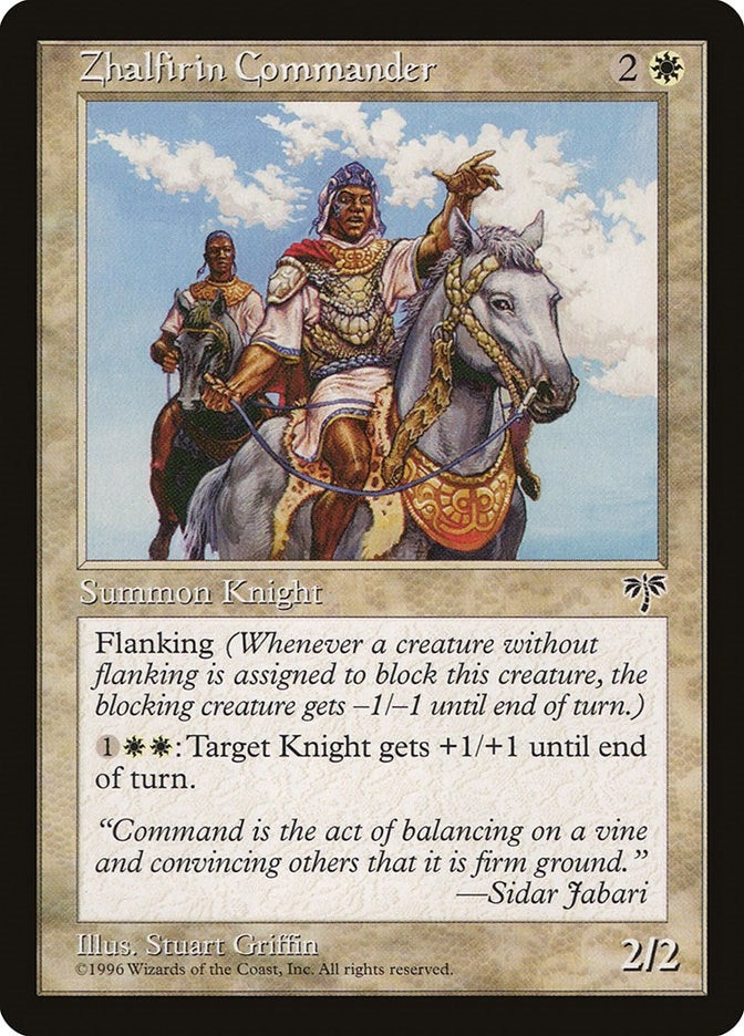 Image for Zhalfirin Commander [Mirage] - Magic: The Gathering