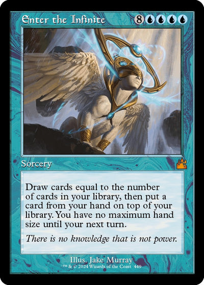 Enter the Infinite (Retro Frame) [Ravnica Remastered]