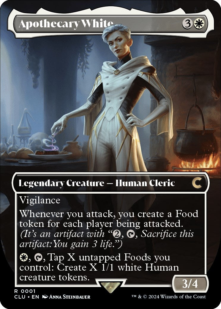 Apothecary White (Borderless) (1) [Ravnica: Clue Edition]
