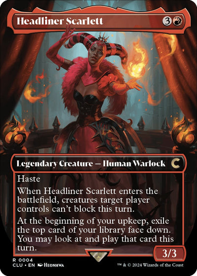 Headliner Scarlett (Borderless) [CLU-4] - [Ravnica: Clue Edition] (English)