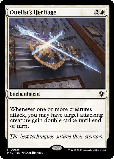 Duelist's Heritage [MKC-60] - [Commander: Murders at Karlov Manor] (English)