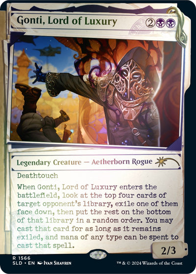 Gonti, Lord of Luxury (Rainbow Foil) [SLD-1566] - [Secret Lair Drop Series] (English)