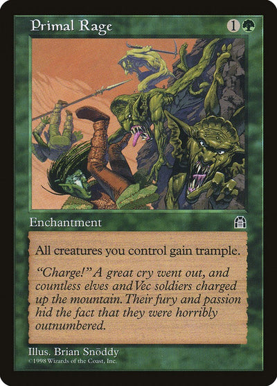 Primal Rage [STH-112] - [Stronghold] (English)