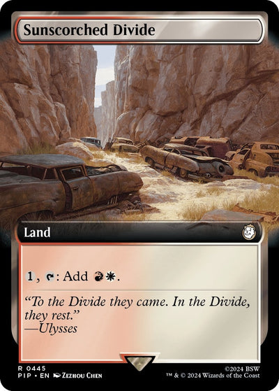 Sunscorched Divide (Extended Art) (445) (Universes Beyond: Fallout)