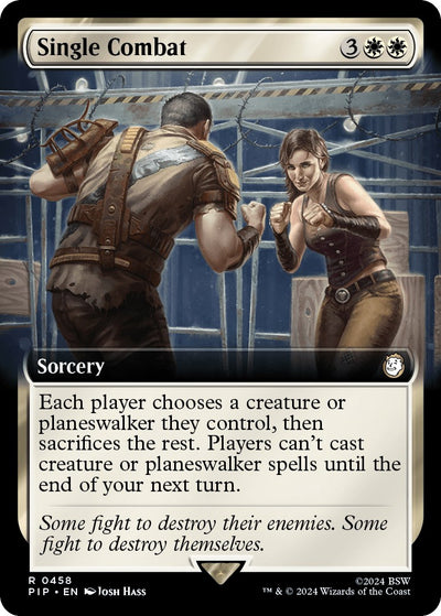 Single Combat (Extended Art) [PIP-458] - [Universes Beyond: Fallout]