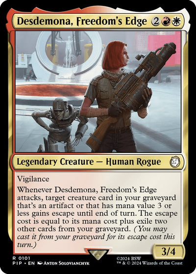Desdemona, Freedom's Edge [PIP-101] - [Universes Beyond: Fallout] (English)