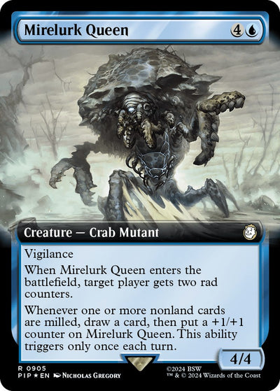 Mirelurk Queen (Extended Art) (Surge Foil) [PIP-905] - [Universes Beyond: Fallout] (English)