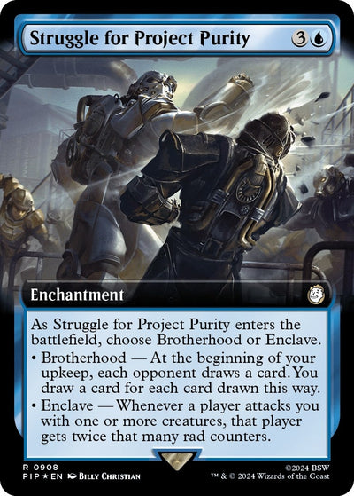 Struggle for Project Purity (Extended Art) (Surge Foil) (908) (Universes Beyond: Fallout)
