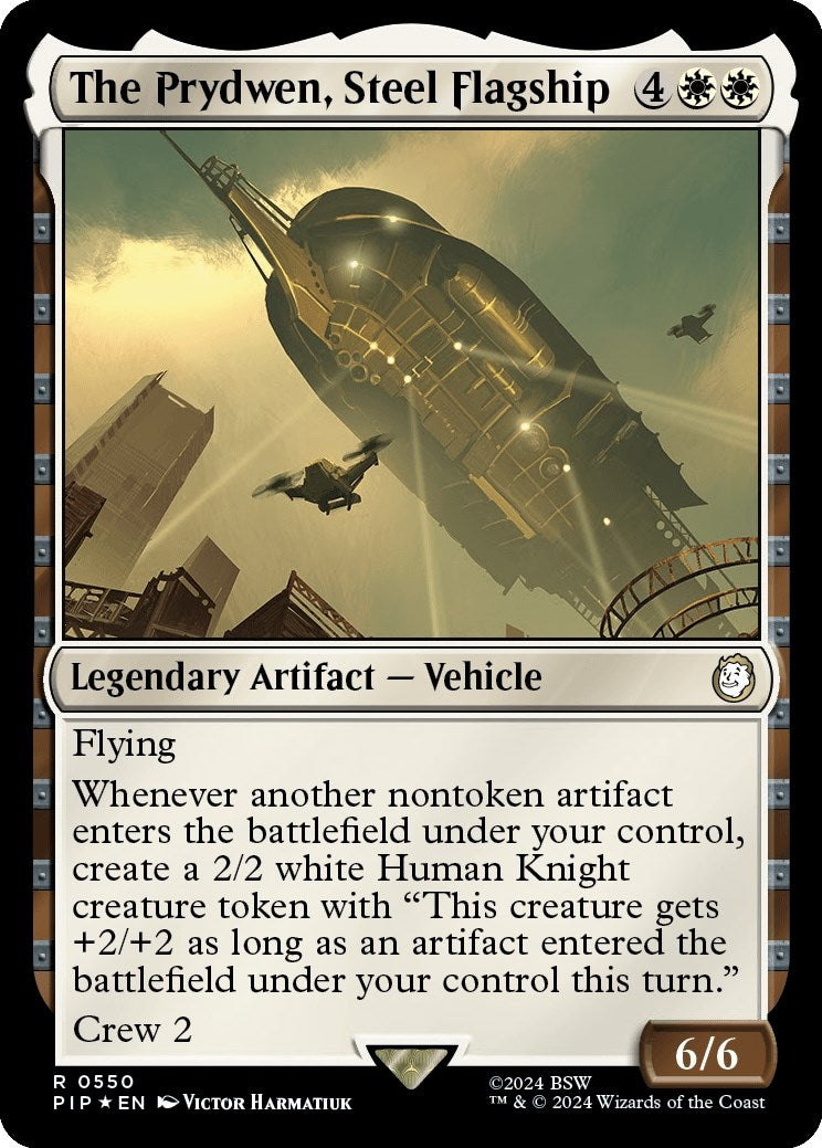 The Prydwen, Steel Flagship (Surge Foil) (550) [Universes Beyond: Fallout]