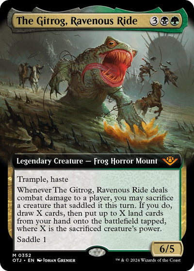 The Gitrog, Ravenous Ride (Extended Art) [OTJ-352] - [Outlaws of Thunder Junction] (English)