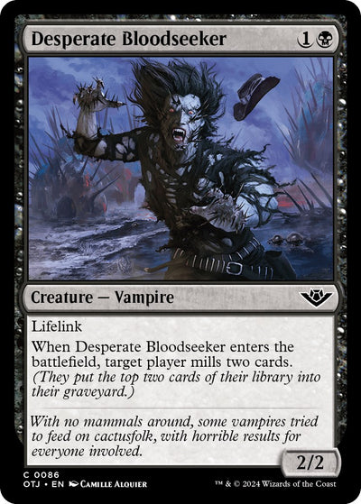 Desperate Bloodseeker [OTJ-86] - [Outlaws of Thunder Junction] (English)