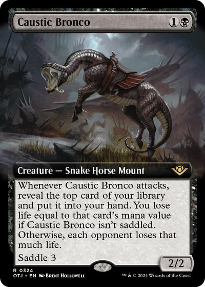 Caustic Bronco (Extended Art) [OTJ-324] - [Outlaws of Thunder Junction] (English)