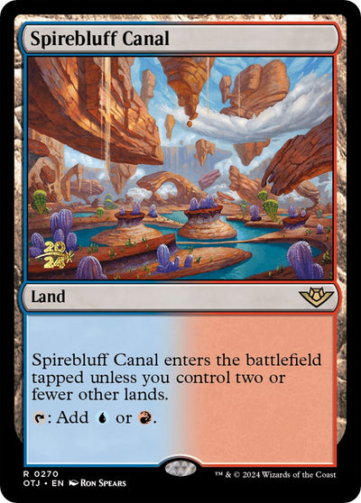 Spirebluff Canal (OTJ) [PRE-270] - [Prerelease Cards] (English)