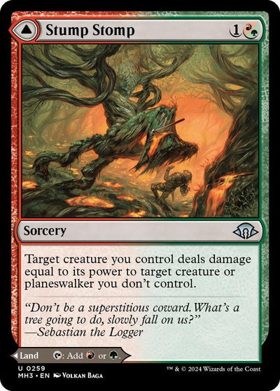 Stump Stomp // Burnwillow Clearing [Modern Horizons 3]