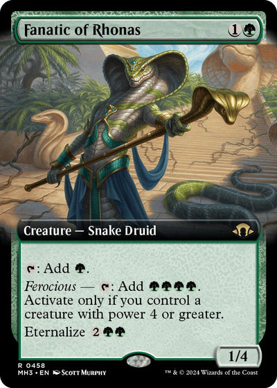 Fanatic of Rhonas (Extended Art) [MH3-458] - [Modern Horizons 3] (English)