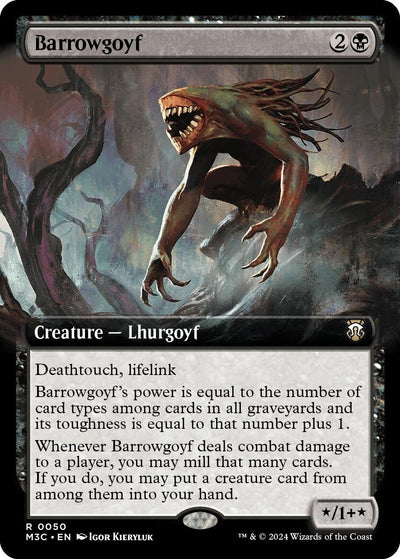 Barrowgoyf (Extended Art) (Ripple Foil) (50) [Modern Horizons 3]