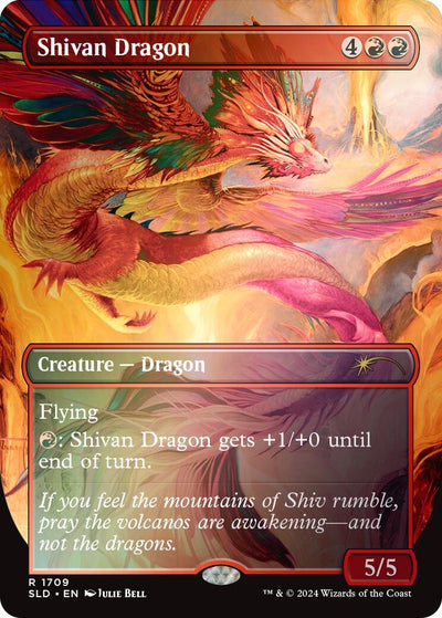 Shivan Dragon (Rainbow Foil) (1709) (Secret Lair Drop Series)