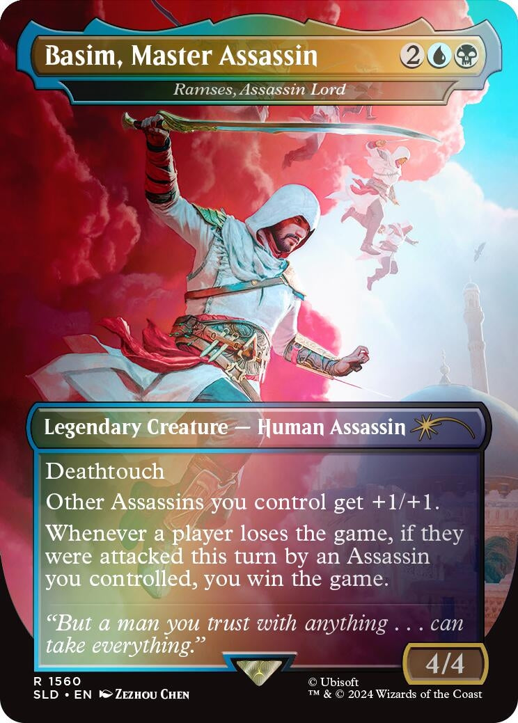 Basim, Master Assassin - Ramses, Assassin Lord (Rainbow Foil) (1560) [Secret Lair Drop Series]