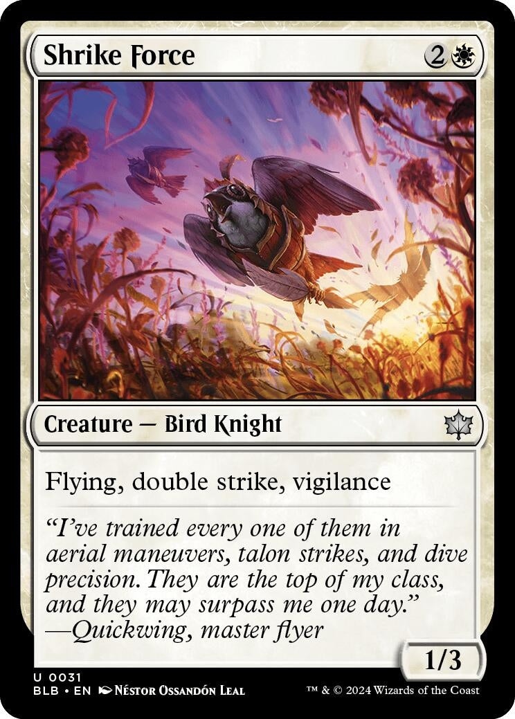 Shrike Force (31) (Bloomburrow)