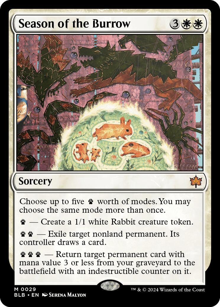 Season of the Burrow (29) [Bloomburrow]