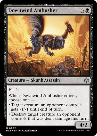 Downwind Ambusher [BLB-92] - [Bloomburrow] (English)