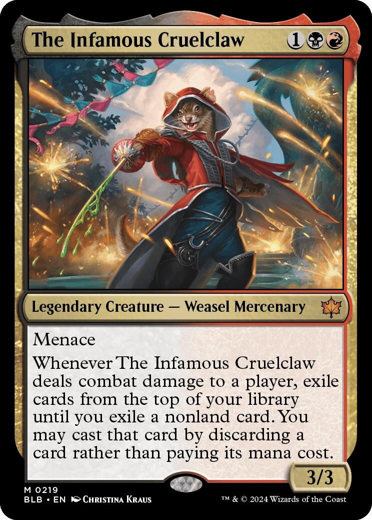 The Infamous Cruelclaw [Bloomburrow]