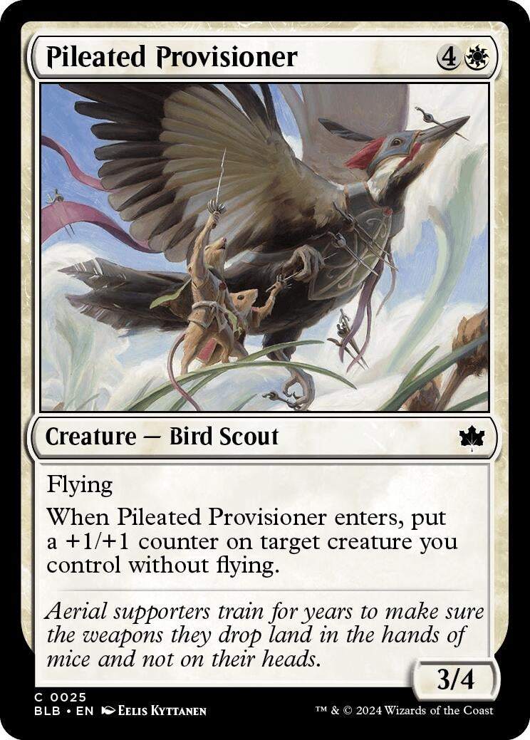 Pileated Provisioner (25) (Bloomburrow)