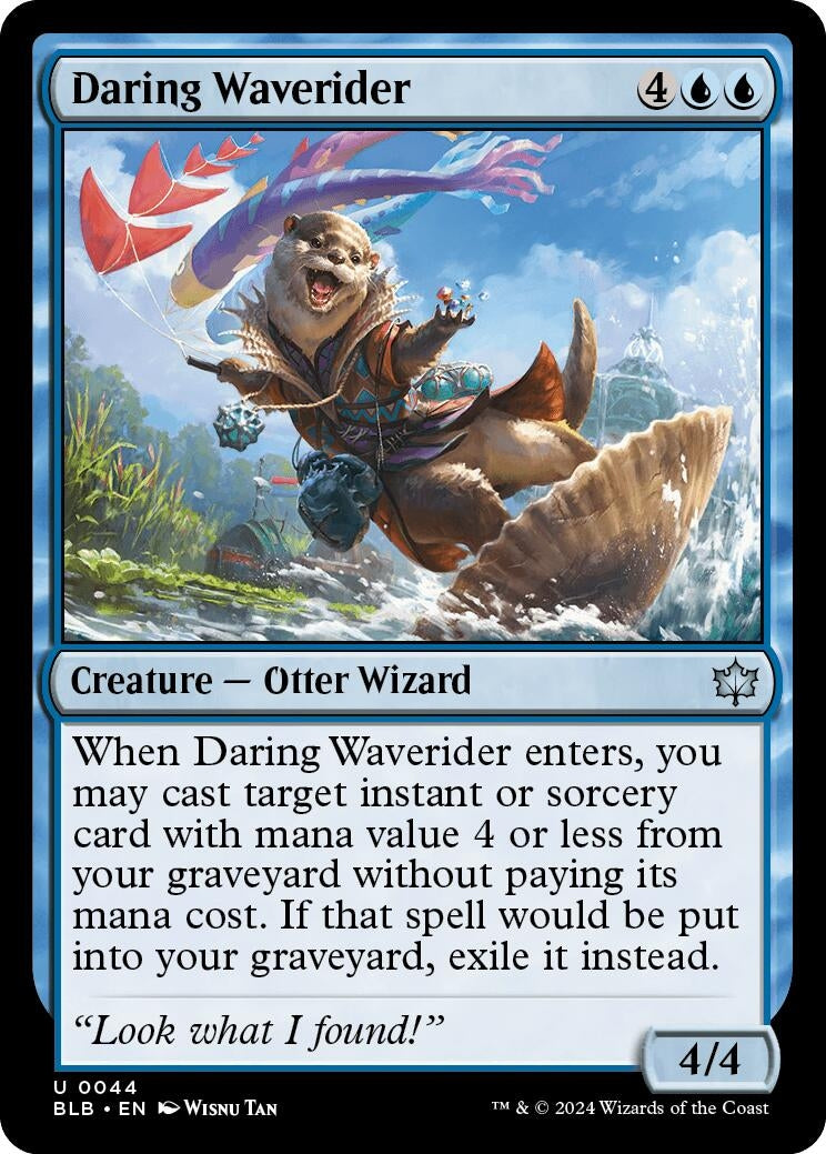 Daring Waverider (44) (Bloomburrow)