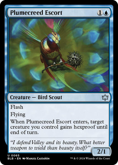 Plumecreed Escort [BLB-65] - [Bloomburrow] (English)
