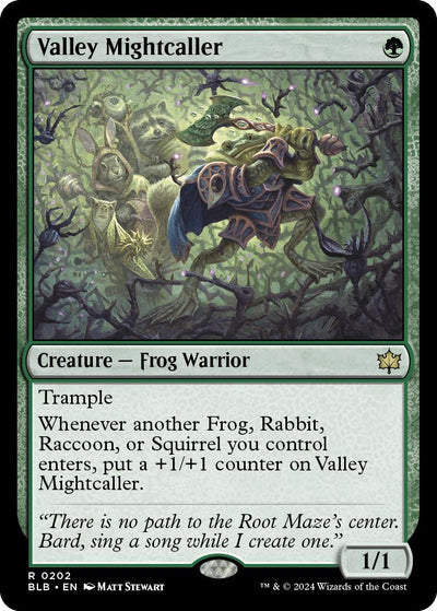 Valley Mightcaller [BLB-202] - [Bloomburrow] (English)