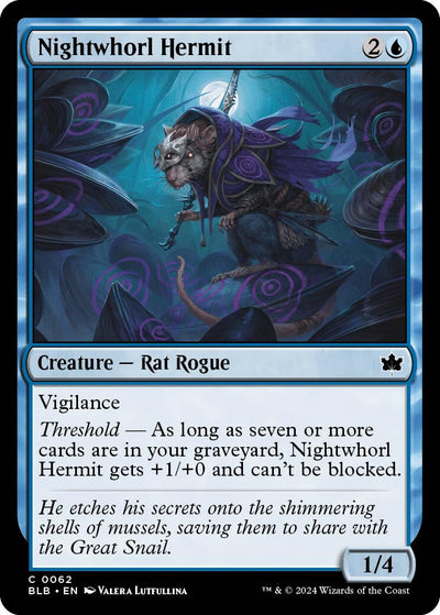 Nightwhorl Hermit [BLB-62] - [Bloomburrow] (English)