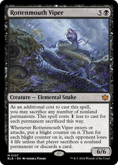 Rottenmouth Viper [BLB-107] - [Bloomburrow] (English)