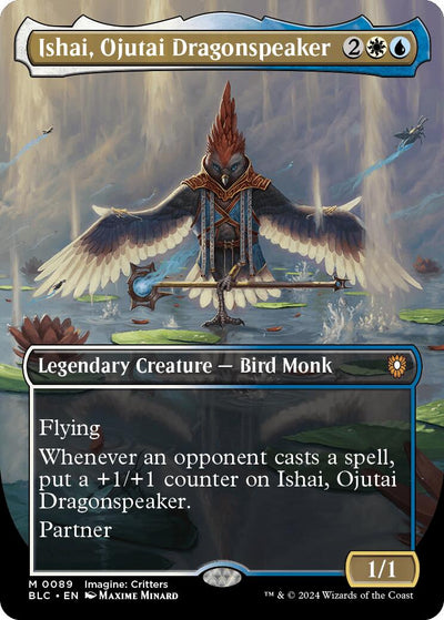 Ishai, Ojutai Dragonspeaker (Borderless) [BLC-89] - [Commander: Bloomburrow] (English)