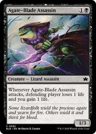 Agate-Blade Assassin [BLB-82] - [Bloomburrow]