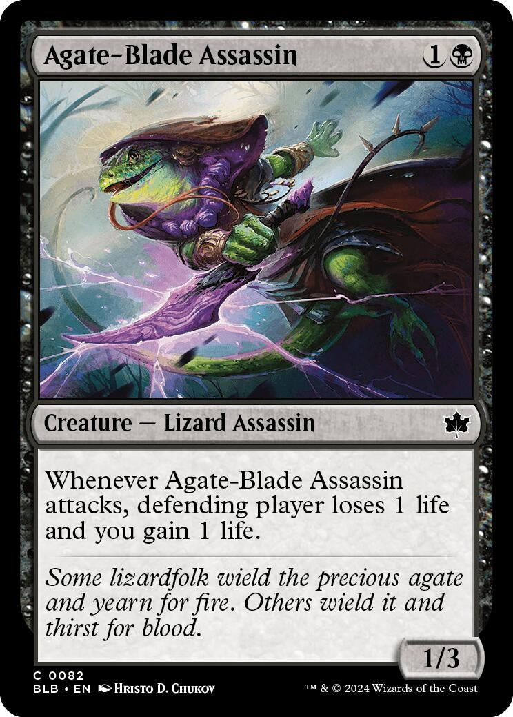 Agate-Blade Assassin (82) (Bloomburrow)