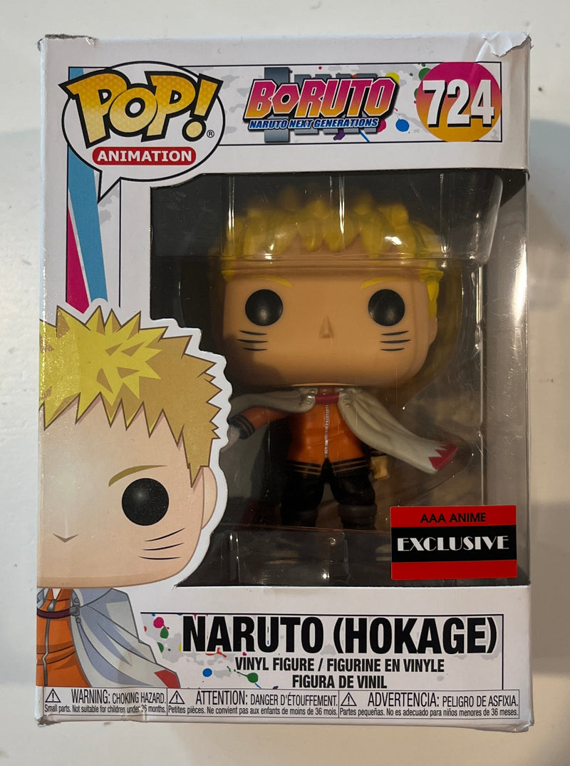 Funko Pop! Animation: Boruto – Naruto (Hokage) #724 – AAA Anime Exclusive – Damaged Box