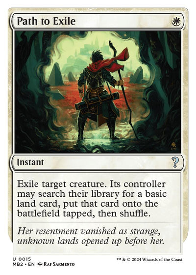 Path to Exile (White Border) [MB2-15] - [Mystery Booster 2] (English)