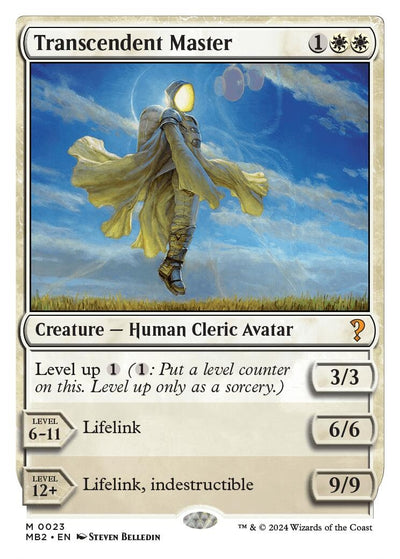 Transcendent Master (White Border) [Mystery Booster 2]