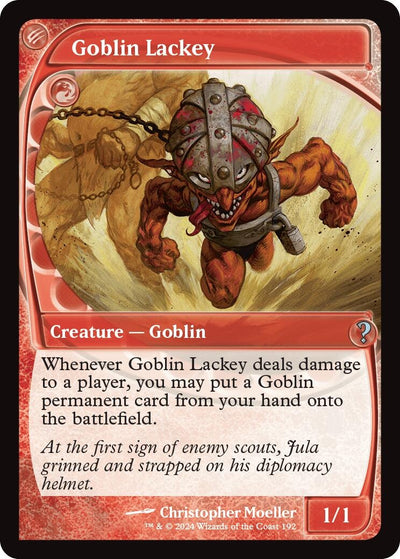 Goblin Lackey (Future Sight) (192) (Mystery Booster 2)