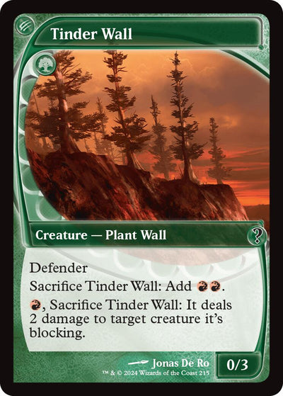 Tinder Wall (Future Sight) [MB2-215] - [Mystery Booster 2] (English)