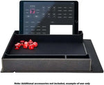 Dragon Shield Roleplaying Player Companion -Iron Grey- RPG Accessory Box & Dice Tray