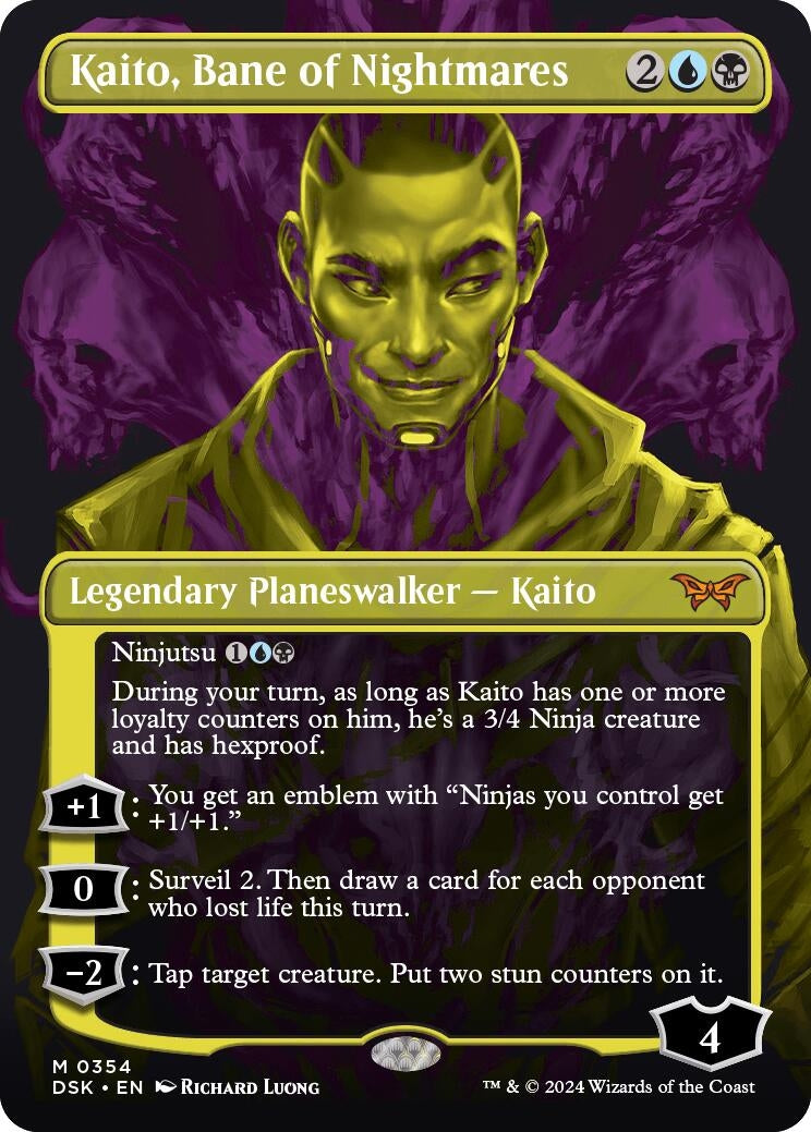 Kaito, Bane of Nightmares (Showcase) (354) [Duskmourn: House of Horror]
