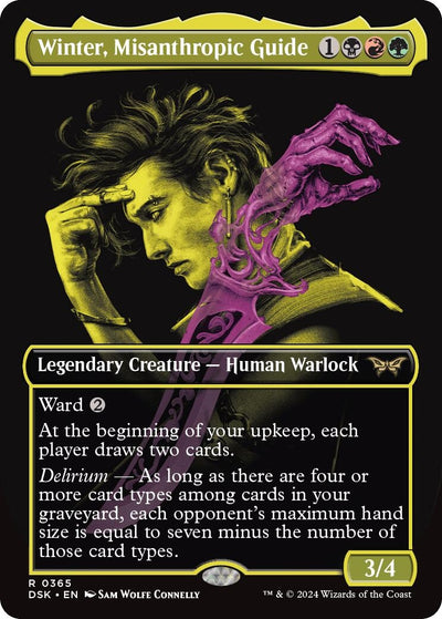 Winter, Misanthropic Guide (Showcase) [Duskmourn: House of Horror]