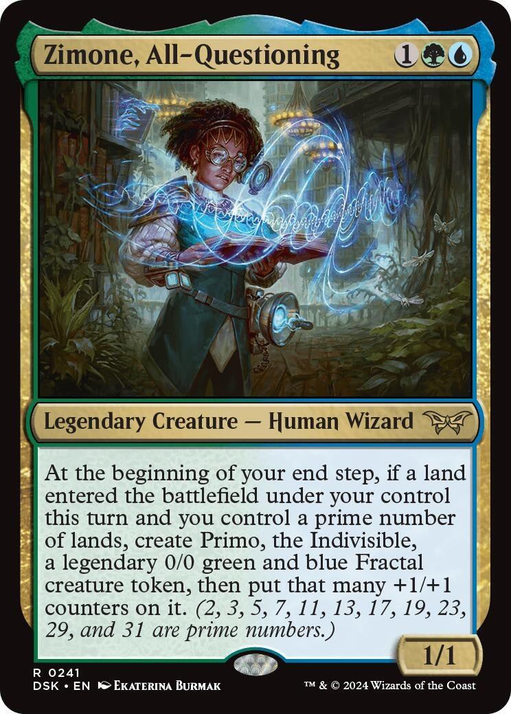 Zimone, All-Questioning [Duskmourn: House of Horror]