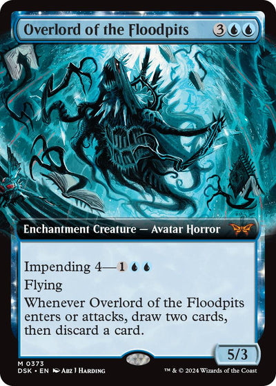 Overlord of the Floodpits (Extended Art) - Duskmourn: House of Horror [DSK-373]