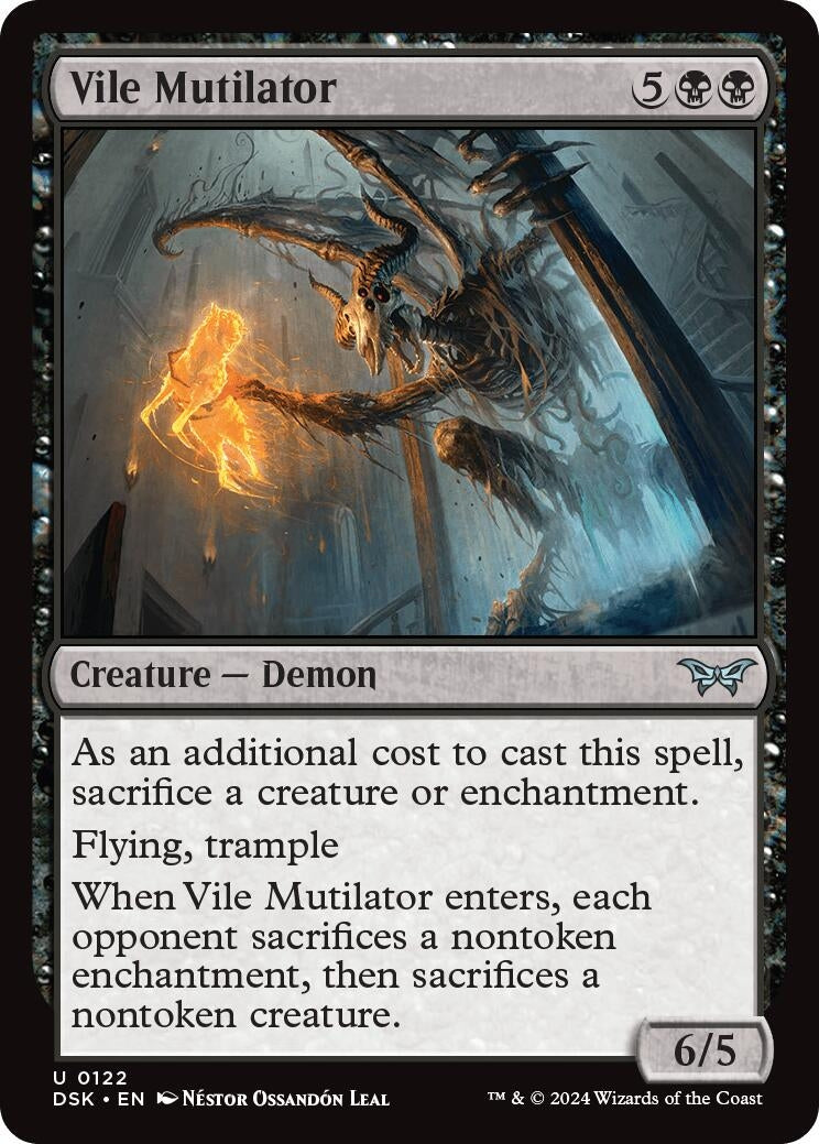Vile Mutilator (122) (Duskmourn: House of Horror)