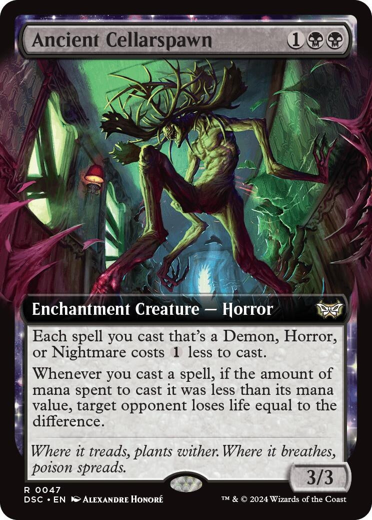 Image for Ancient Cellarspawn (Extended Art) (47) [Commander: Duskmourn: House of Horror] - Magic: The Gathering