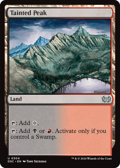 Tainted Peak [DSC-304] - [Commander: Duskmourn: House of Horror] (English)