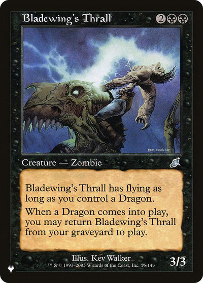 Bladewing's Thrall [LIST-55/143] - [The List Reprints] (English)