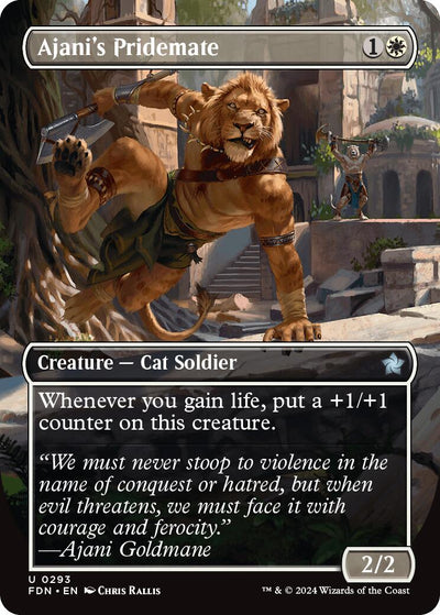 Ajani's Pridemate (Borderless) - Foundations [FDN-293]